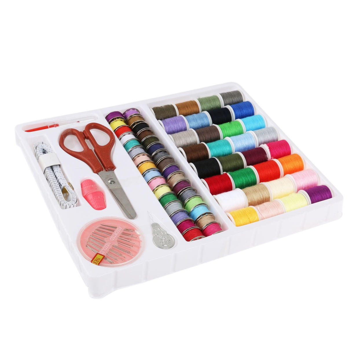Raindrops 100-in-1 Sewing Machine Organizer Box with Travel Accessories Kit