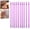 Purple, variant on Bisitoy 12 Piece Reusable Plastic Thick Drinking Straws Thickened Beverage Straws for Party Juice and Household Use