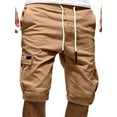 thumbnail image 7 of Dewadbow Mens Cargo Shorts Military Army Combat Camo Pants Casual Beach Trousers, 7 of 7