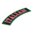 thumbnail image 3 of Italian Black & Red Rocker Patch, Small Size, 3 of 3