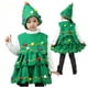 thumbnail image 1 of Disfraz de Navidad para niños, árbol de Navidad, traje de baile, regalo de Navidad para niños, sombrero de árbol, traje de actuación, 1 of 2