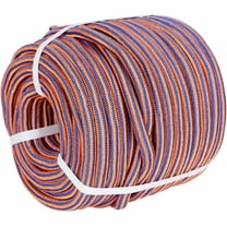 PET-U 1/2 IN x 150FT Arborist Bull Rope, 12 Strand Tree Rope, High Strength Polyester Rope for Garden, BMarine, Swing (Blue and Orange)