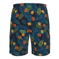thumbnail image 6 of Kdxio Hawaiian Style Pattern Mens Casual Shorts - Drawstring Summer Beach Sports Shorts for Men, 6 of 9