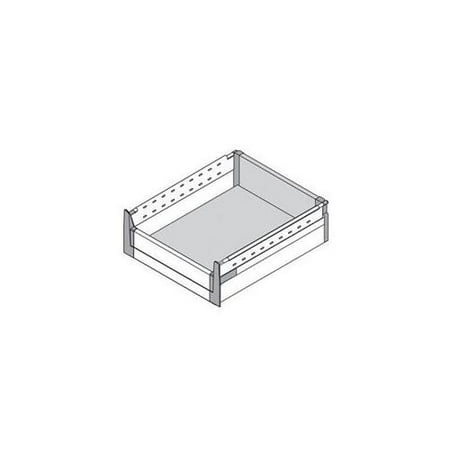 Blum Br359Bnw 18Grk 17 - . 69 inch Tandembox B-Height 110Lb Interior Rollout With Narrow Single Wall Metal Boxside - Gray
