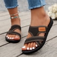 thumbnail image 2 of VNKIDY Comfortable Women Shoes Summer Fashion Cloth Flip Flops Outdoor Casual Comfortable Beach Slippers Solid Color Autumn Shoes, 2 of 5