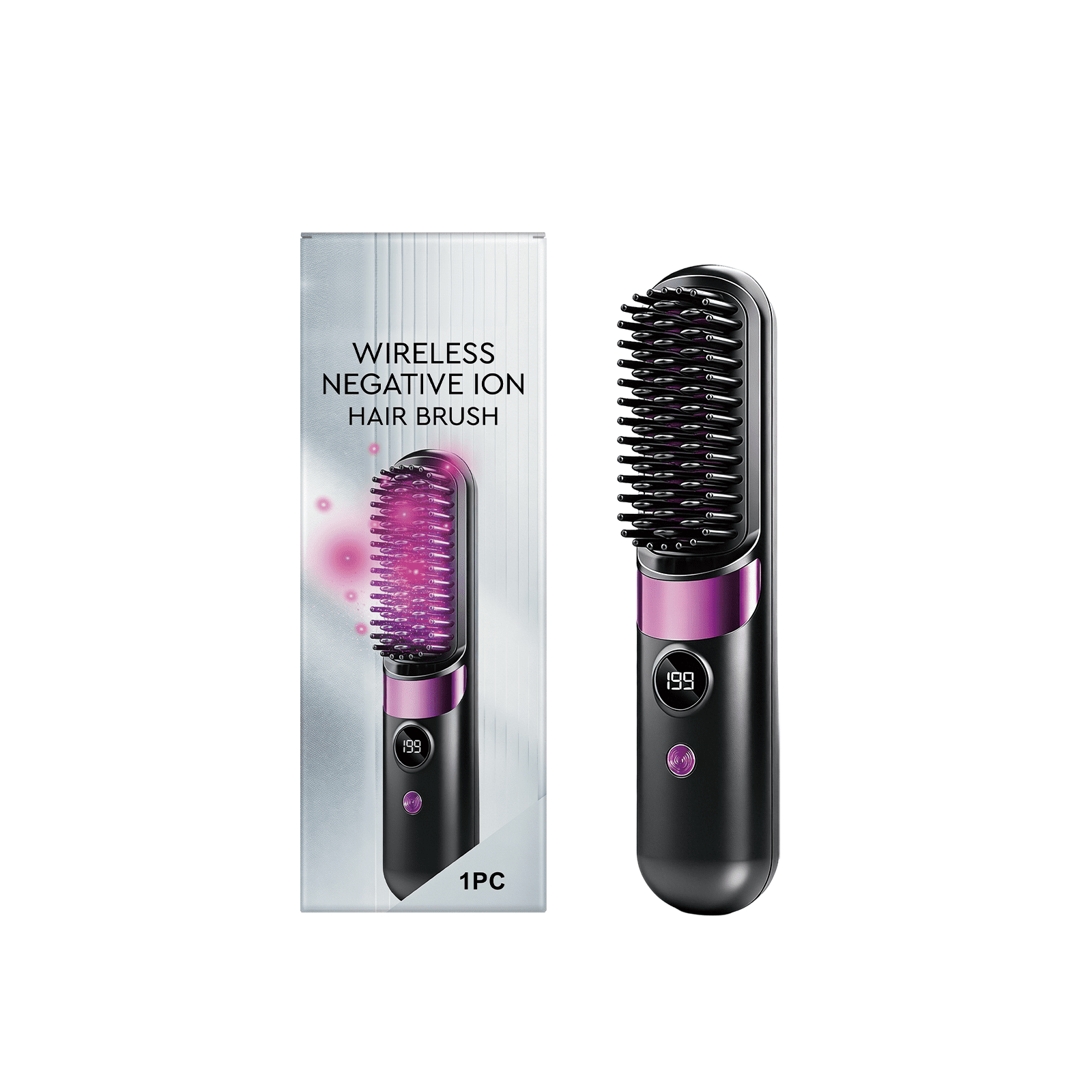 Hot Tools, Heated Hair Styling Brush, Ultimate, Purple - Walmart.com