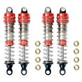 thumbnail image 1 of Amortiguador Amortiguadores de Metal de 4 Piezas para XLF X03 X04 X-03 X-04 1/10 RC Camión Coche Accesorios Piezas de Actualización, Rojo, 1 of 5