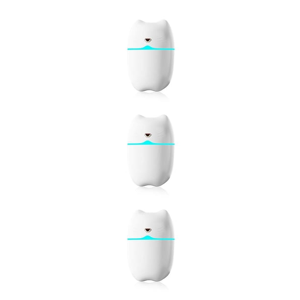 Wosthever Humidificador de aire, 260ml, aceite esencial, ajustable, eléctrico, USB, recargable, temporizador, difusor de Aroma, generador de niebla DIY, Blanco 3piezas Wosthever CBP188117