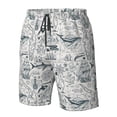 thumbnail image 4 of Fotbe Vintage Sailboats Trajes de Baño Estampados para Hombre, Shorts de Verano de Secado Rápido, Ropa de Playa, Bañadores-Medium, 4 of 6