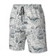 thumbnail image 4 of Fotbe Vintage Sailboats Trajes de Baño Estampados para Hombre, Shorts de Verano de Secado Rápido, Ropa de Playa, Bañadores-XX-Large, 4 of 6