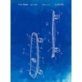 thumbnail image 2 of Borders, Cole 19x24 Gold Ornate Wood Framed with Double Matting Museum Art Print Titled - PP119-Faded Blueprint Setting Type Patent Poster, 2 of 4