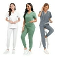 thumbnail image 4 of Ropa de lavado a mano para hombres y mujeres, ropa quirúrgica de manga corta de secado rápido, ropa de trabajo para médicos, enfermeras orales, ropa de trabajo para hospitales de mascotas, 4 of 5