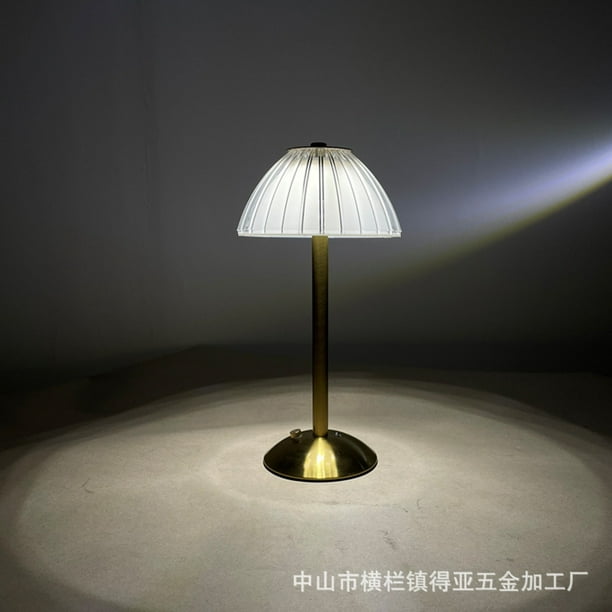 Lampe LED Rechargeable par USB, 3 couleurs, tactile, intensité