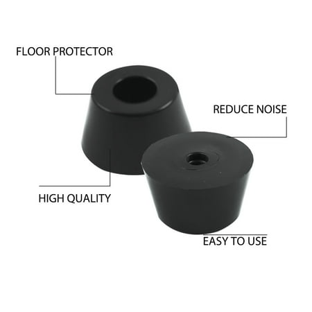 84pcs Rubber Feet Per Furniture Table Leg Pads Floor Protector 84pcs Rubber Feet Per Furniture Table Leg Pads Floor Protector D31x24xh18mm Image 1 Of