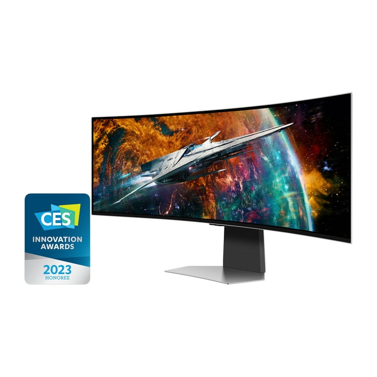 SAMSUNG 49 inch Class G95SC DQHD LS49CG954SNXZA Smart 240Hz Monitor Curved Gaming - OLED Odyssey