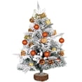 thumbnail image 1 of Mini adornos navideños para árbol de Navidad, decoración navideña y de Año Nuevo con guirnalda de luces LED. dorado, 1 of 7