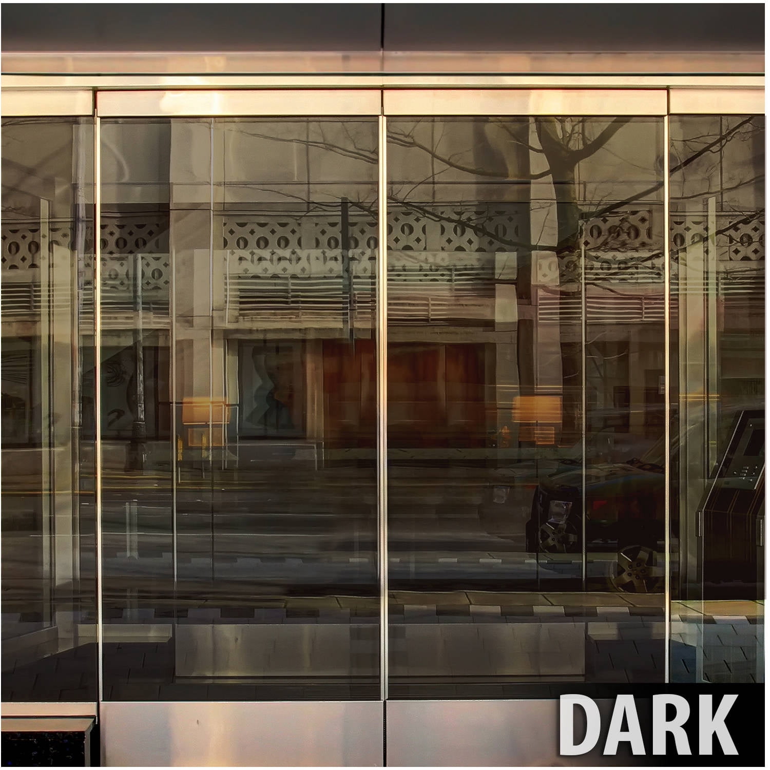 BDF PRBR Premium Color High Heat Control and Daytime Privacy Bronze Window Film 48in X 50ft