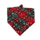 thumbnail image 1 of Bufanda navideña triangular para mascotas roja y verde rectangular L 65x45x45cm, 1 of 4