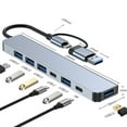 thumbnail image 3 of Multiport USB Hub 3.0 Multi USB Splitter 4 USB C Port 3.0 2.0 Puertos para PC Laptop Computer Hub, 3 of 5