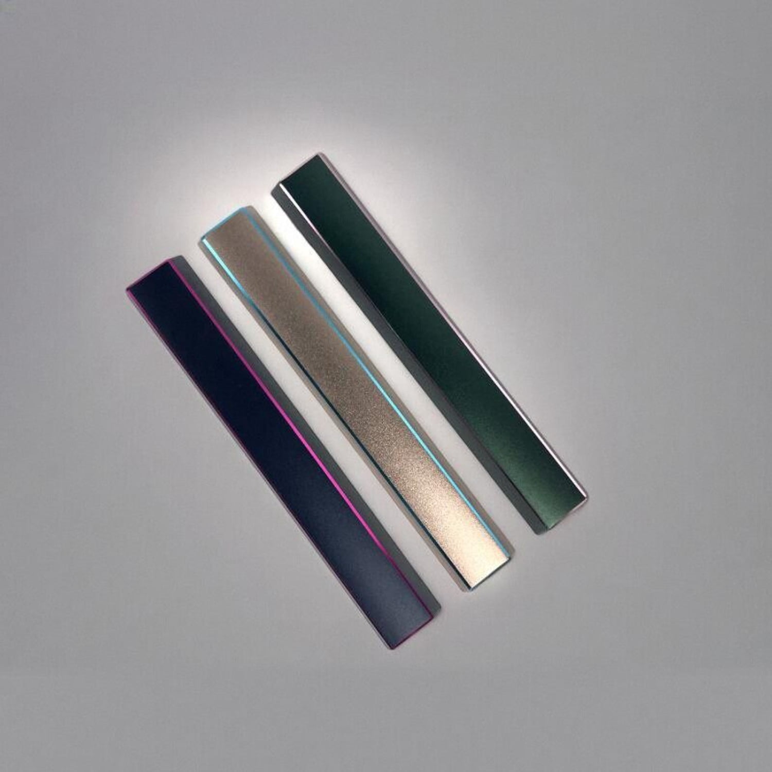 Mechanical Keyboard Spacebar Keycap, Aluminum 6.25u Split Style with Polished Edges, Original Factory Height，Customizable Upgrade for Gaming & Typing