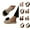 Black, variant on Womens Warm Slippers Fuzzy Plush Indoor Bedroom Comfort Women's Slippers Indoor Soft Fuzzy Shoes With Sole Comfortable Home Footwear For Daily Relaxation