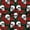 Black Green Red, variant on Castle Fairy Vintage Gothic Skull Full Size Bedding Sets 7 Pieces,Deep Red Rose Bone Full Size Bed in a Bag,Ivory Red Black,Black Reversible