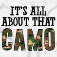 thumbnail image 2 of Its All About That Camo Hunting Womens Slim Fit Graphic Tee Brisco Brands L, 2 of 5