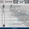thumbnail image 7 of Budget Friendly Promotional JJ Rollerball Pen - Silver, 7 of 7