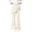 White, variant on hotojiny Girl Flare Legging with Skirt Kids Cute Workout Yoga Pants Side Drawstring Bell Bottoms High Waisted Skirted Pant(White,14-15 Years)