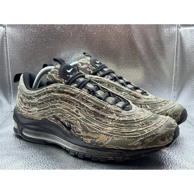 Ni - ke RARE ?? Sz 10 Ni - ke Air Max 97 Country Camo Tiger USA AJ2614-205 Medium Olive