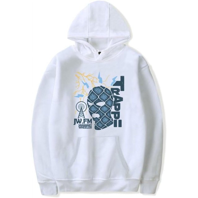 Jay Wheeler Hoodie TRAPPii Mask Merch Men Fashion Sweatshirt Women Long Sleeve Pullover Rapper Streetwear