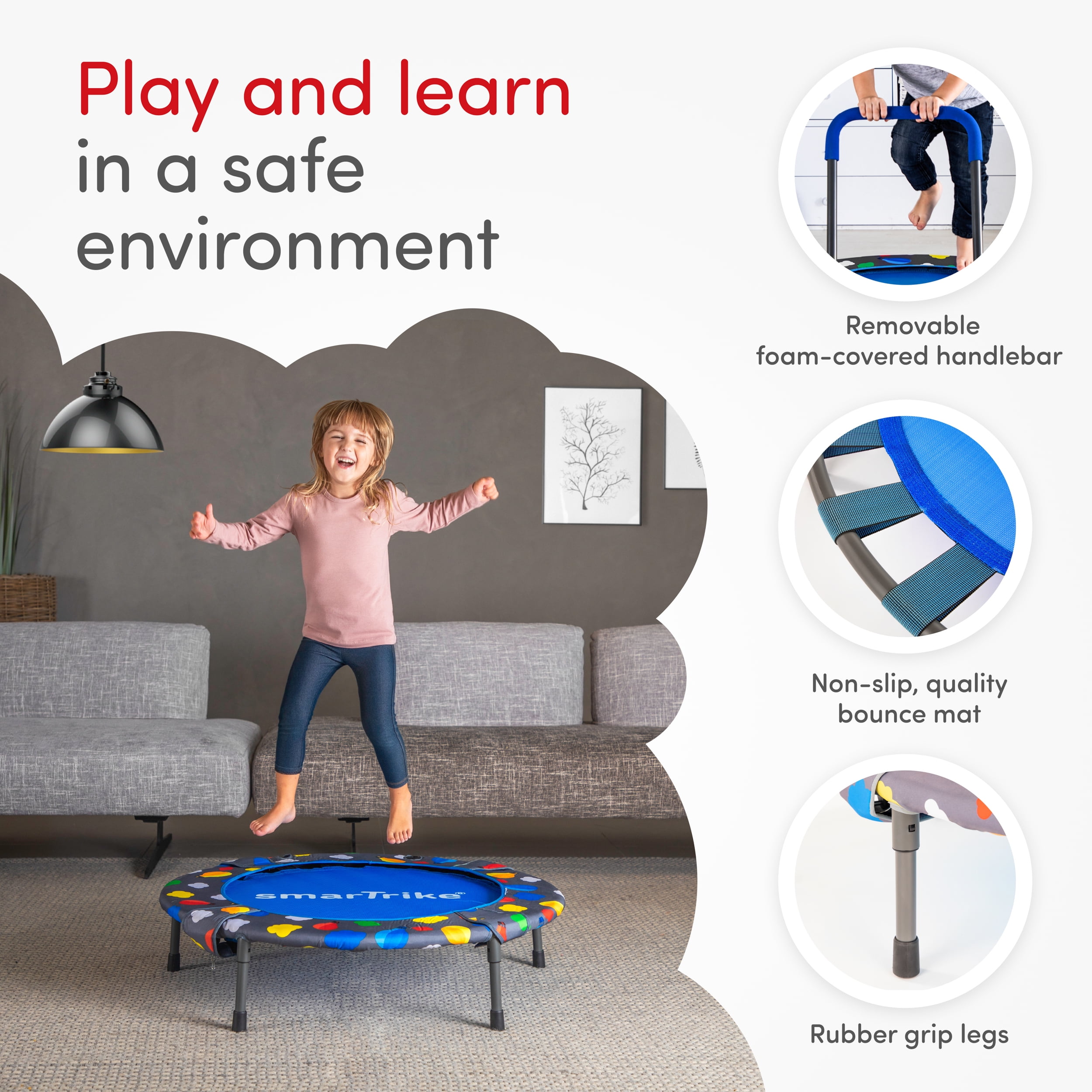 smart trike trampoline 3 in 1