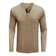 thumbnail image 5 of Camiseta Henley Casual Para Hombre Playera De Solapa Frontal, 5 of 6