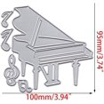 thumbnail image 2 of Troqueles de corte para scrapbooking Galepromot con plantilla de relieve de piano, 2 of 6
