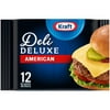 Kraft Deli Deluxe American Cheese Slices, 12 ct Pack