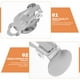 thumbnail image 4 of 100pcs Base de arete de clip de 100 piezas CLIPS ORA NO PIER PIERADO ACCESORIOS, 4 of 4