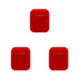 thumbnail image 1 of stanreset For Wireless Earphone Storage Box Life Waterproof Shockprood Dust -proof Silicone Protective Case red 3PCS, 1 of 6