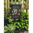 thumbnail image 2 of KDAGR Ship Skallywag Pirate Skull Flag Tattoo Death Cross Sailor Wood Garden Flag Decorative Flag House Banner 12x18 inch, 2 of 2