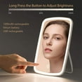 thumbnail image 3 of Lighted Makeup Mirror, 1200mAh Battery Makeup Mirror  For Outdoor, 3 of 8