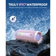 thumbnail image 4 of Portable Bluetooth Speaker, 24W Stereo Sound, IPX7 Waterproof, Bluetooth 5.3, RGB Lights, Dual Pairing, 30H Playtime for Outdoor Home Party, 4 of 7