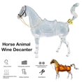 thumbnail image 5 of Horse Whiskey Decanter, Crystal Glass Liquor Dispenser for Men Husband Anniversary Christmas Gift, Clear, One Size, Glass, 5 of 9