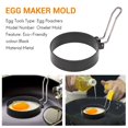 thumbnail image 5 of Pack Of 6 Fried Egg Mould Stainless Steel Egg Ring Pancake Mould, 5 of 5