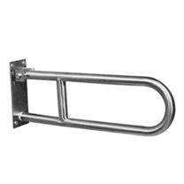 23.63 in. Stainless Steel Folding Grab Bar