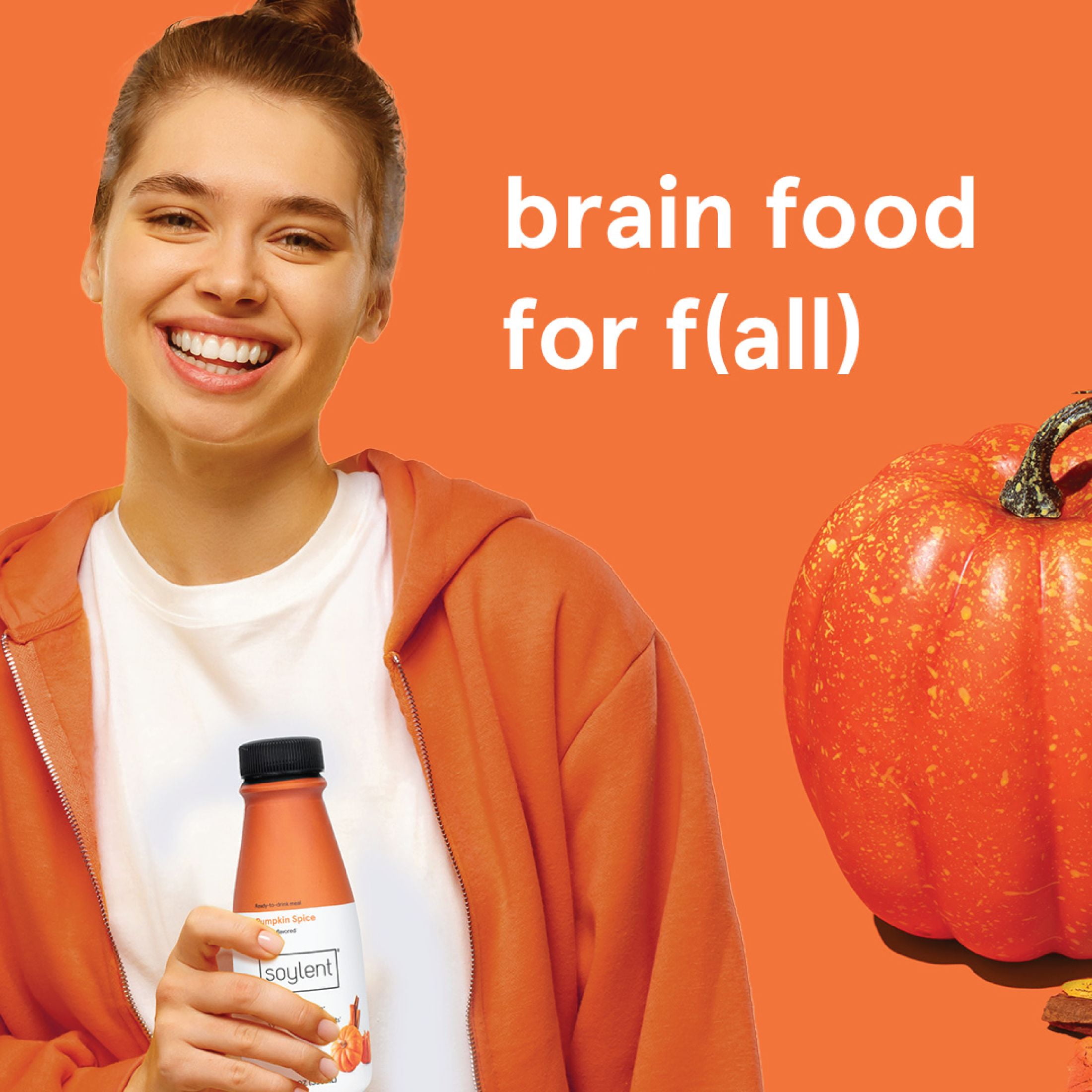 (3 pack) Soylent, Complete Meal Replacement Shake, Pumpkin Spice Flavor, 4 Pack