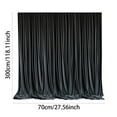 thumbnail image 3 of Sheer Tulle Backdrop Curtain Wedding Baby Shower Backdrop Bridal Shower Birthday Party Photo Background Home Decor Event Decorations Celebration Photography Fabric Display, 70x300cm, 3 of 8