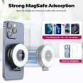 thumbnail image 5 of Ulanzi LM19 MagSafe Light Portable Selfie Light for iPhone 16 15 14 13 12 Pro Max Fill Light Phone Stand for Selfie Video Vlog, 5 of 9