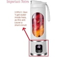 thumbnail image 2 of Digital Juicer Blender, Ltdreamof Digital Multimode Juicer Blender, Smart LED Display, Leak Proof Design, Rechargeable Portable Blenders, for Shakes, Smoothies,Fresh Juice (Green), 2 of 9