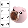 thumbnail image 4 of Taotanxi 500W Ceramic Heater Small Space Heater Mini Electric Heater For Indoor Use With Timer Overheat & Safety Tip-Over Protection Quiet Room Heater For Home And Office Use. (Pink), 4 of 8