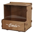 thumbnail image 2 of Caja de Madera para Tarjetas de Boda, Rústica, Elegante, Decorativa, para Guardar Tarjetas de Regalo, Color Marrón, para Graduación Y Compromiso., 2 of 9
