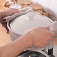 thumbnail image 4 of 12 Pack Kitchen Cloth Dish Towels Coral Velvet Dishtowels, Nonstick Oil Washable Fast Drying, 4 of 5